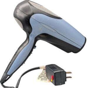 Remington SuperSonic SSD-500 Hair Dryer 1875W Blue Black 3 Heat 2 Speed Settings